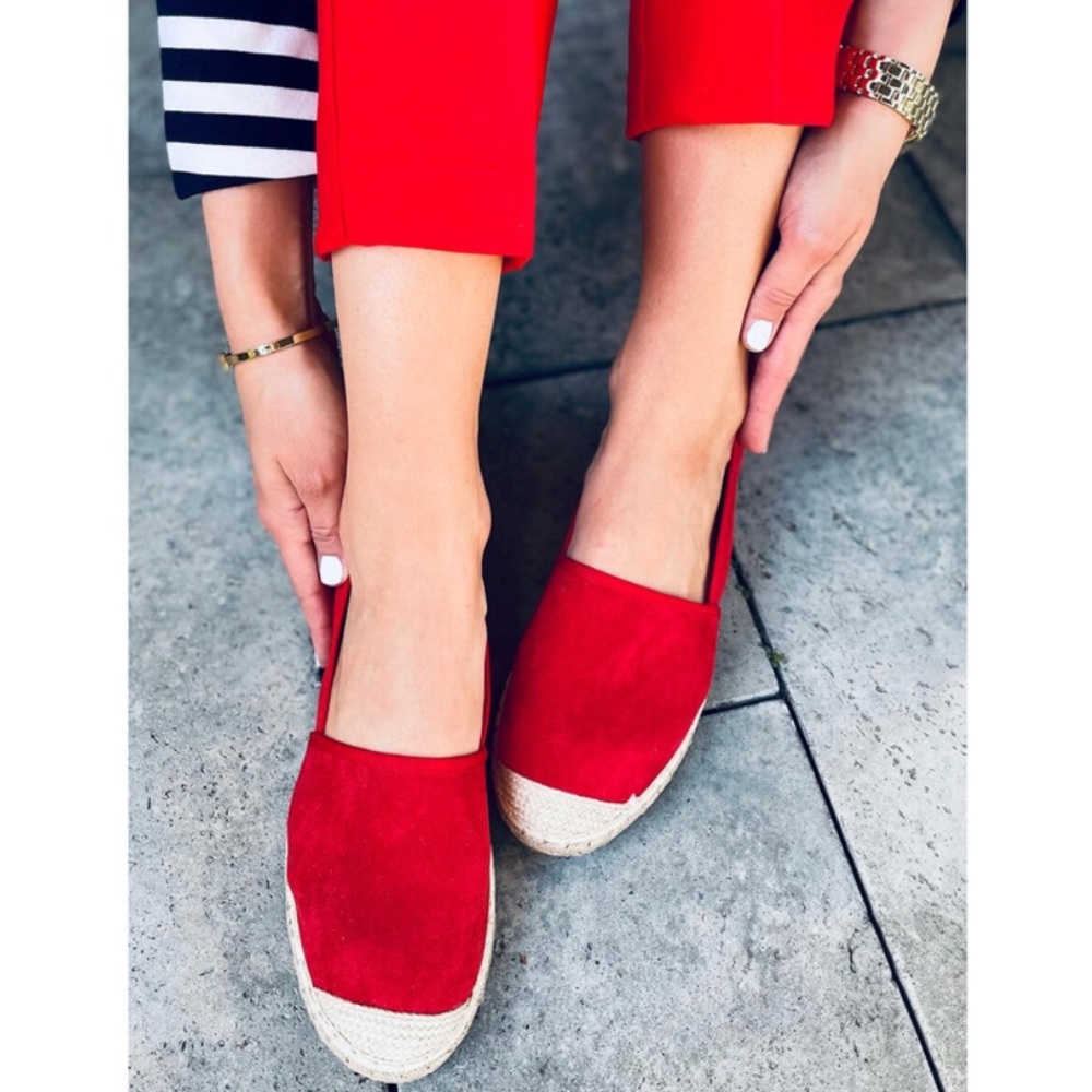 Stuart Weitzman Nugal Espadrille Flats Size Women… - image 3